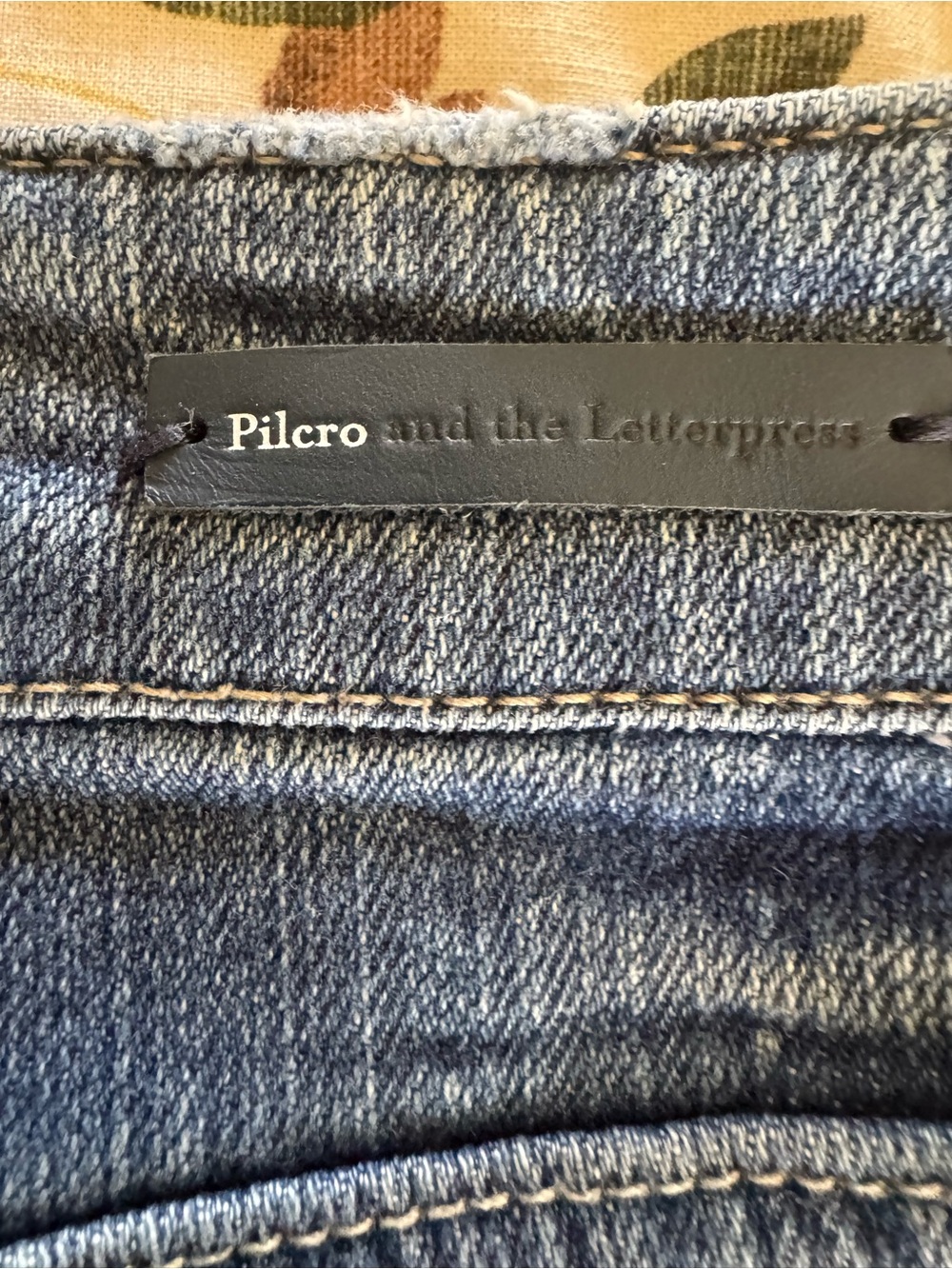 Pilcro Women’s Slim Jeans in Dark Blue Denim